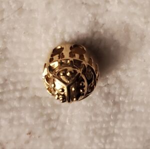 14K Yg Ladybug Slide Bracelet Charm, Adorable! Wt. 1.5